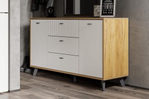 МИЛАН Спальня (Дуб Золотой/Белый матовый) в Асбесте - asbest.mebel24.online | фото 48