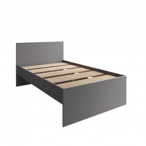 МОРИ КРМЯ 1200.1/1 Кровать с нишей под ящики (графит) в Асбесте - asbest.mebel24.online | фото 1