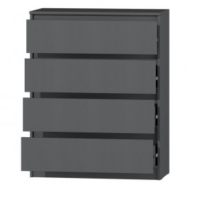 МС "Хилтон" Комод №1 800 (4 ящ.) графит в Асбесте - asbest.mebel24.online | фото 3