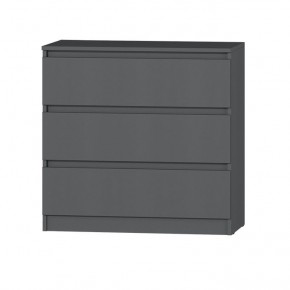 МС "Хилтон" Комод №2 800 (3 ящ.) графит в Асбесте - asbest.mebel24.online | фото