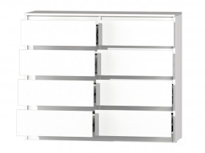 МС "Хилтон" Комод №3 1200 (8 ящ.) белый текстурный в Асбесте - asbest.mebel24.online | фото 3