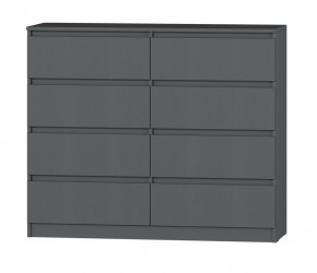 МС "Хилтон" Комод №3 1200 (8 ящ.) графит в Асбесте - asbest.mebel24.online | фото