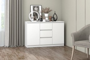 МС "Хилтон" Комод №4 1200 (белый текстурный) в Асбесте - asbest.mebel24.online | фото