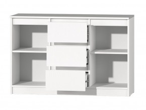 МС "Хилтон" Комод №4 1200 (белый текстурный) в Асбесте - asbest.mebel24.online | фото 3