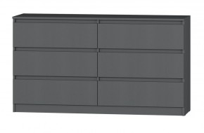 МС "Хилтон" Комод №5 1400 (6 ящ.) графит в Асбесте - asbest.mebel24.online | фото