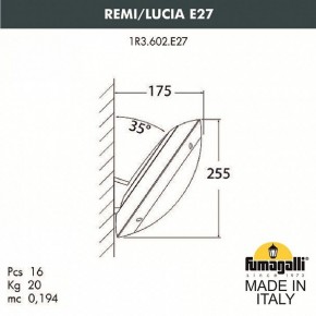 Накладной светильник Fumagalli Lucia 1R3.602.000.AYE27 в Асбесте - asbest.mebel24.online | фото 2