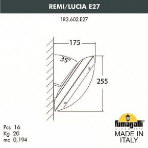 Накладной светильник Fumagalli Lucia 1R3.602.000.LYE27 в Асбесте - asbest.mebel24.online | фото 2