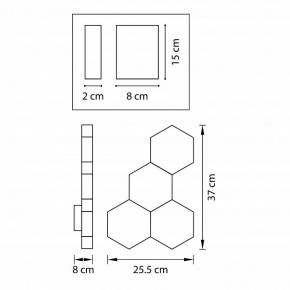 Накладной светильник Lightstar Favo 750641 в Асбесте - asbest.mebel24.online | фото 2