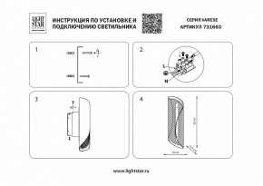 Накладной светильник Lightstar Varese 731663 в Асбесте - asbest.mebel24.online | фото 3