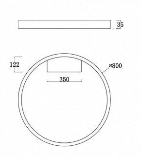 Накладной светильник Maytoni Rim MOD058CL-L50B4K в Асбесте - asbest.mebel24.online | фото 4