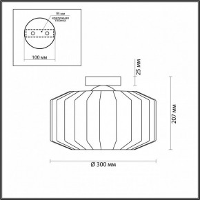 Накладной светильник Odeon Light Binga 4746/1C в Асбесте - asbest.mebel24.online | фото 3