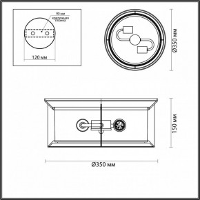 Накладной светильник Odeon Light Mavret 4961/2C в Асбесте - asbest.mebel24.online | фото 3