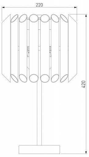 Настольная лампа декоративная Bogate-s Castellie 01124/3 (01106/3) в Асбесте - asbest.mebel24.online | фото 3
