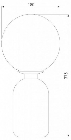 Настольная лампа декоративная Eurosvet Bubble 01197/1 белый в Асбесте - asbest.mebel24.online | фото 2