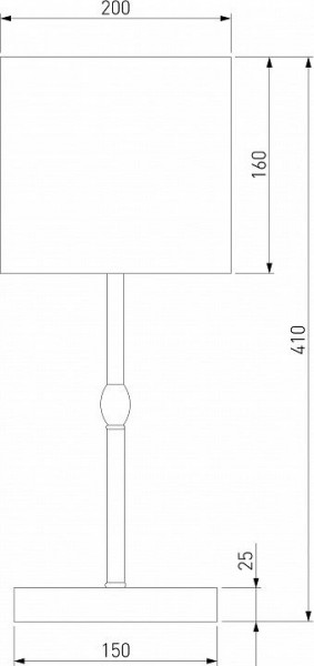 Настольная лампа декоративная Eurosvet Notturno 01162/1 латунь в Асбесте - asbest.mebel24.online | фото 2
