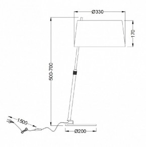 Настольная лампа декоративная Maytoni Bergamo MOD613TL-01B в Асбесте - asbest.mebel24.online | фото 9