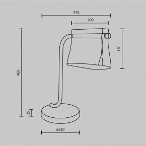 Настольная лампа декоративная Maytoni Cabaret MOD170TL-L8BS3K в Асбесте - asbest.mebel24.online | фото 7