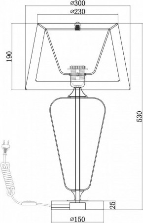 Настольная лампа декоративная Maytoni Verre Z005TL-01CH в Асбесте - asbest.mebel24.online | фото 4