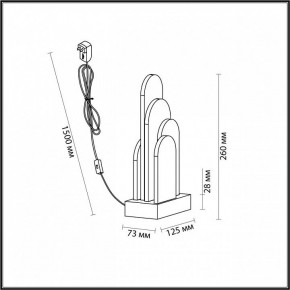 Настольная лампа декоративная Odeon Light Foros 5437/12TL в Асбесте - asbest.mebel24.online | фото 5