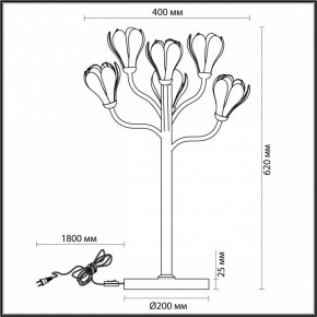 Настольная лампа декоративная Odeon Light Gardi 5090/6T в Асбесте - asbest.mebel24.online | фото 5