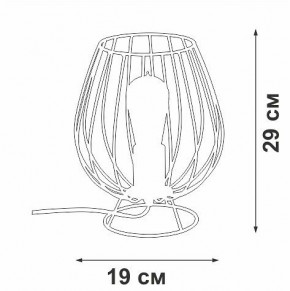 Настольная лампа декоративная Vitaluce V4296 V4296-0/1L в Асбесте - asbest.mebel24.online | фото 3