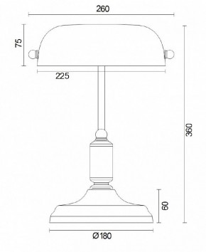 Настольная лампа офисная Maytoni Kiwi Z153-TL-01-BS в Асбесте - asbest.mebel24.online | фото 2