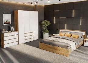 НЕКСТ 1 Спальня (Дуб Золотой/Белый) в Асбесте - asbest.mebel24.online | фото