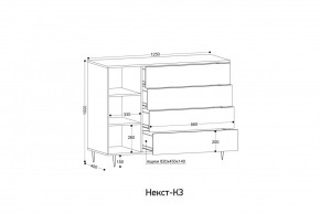 НЕКСТ - К3 Комод в Асбесте - asbest.mebel24.online | фото 2