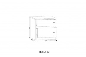 НИЛЬС - 32 Тумба в Асбесте - asbest.mebel24.online | фото 2