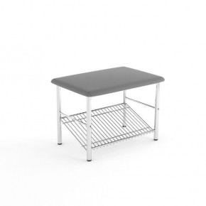 Обувница разборная малая Кристалл серый матовый-800м в Асбесте - asbest.mebel24.online | фото