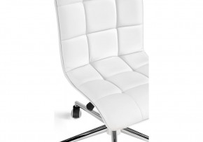 Офисное кресло Квадро экокожа белая / хром в Асбесте - asbest.mebel24.online | фото 7