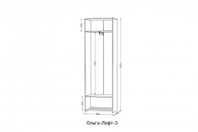 ОЛЬГА-ЛОФТ 3 Шкаф 2-х створчатый в Асбесте - asbest.mebel24.online | фото 2