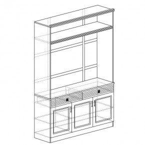 ОРЛЕАН Гостиная (модульная) серый в Асбесте - asbest.mebel24.online | фото 5