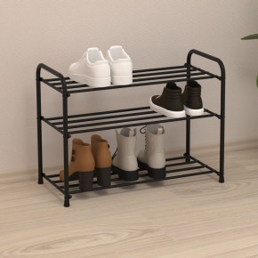 ПДОА23 Ч Подставка для обуви "Альфа 23" Черный в Асбесте - asbest.mebel24.online | фото 1