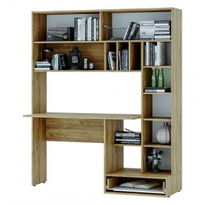 Письменный стол Техно (крафт/бетон) в Асбесте - asbest.mebel24.online | фото 2