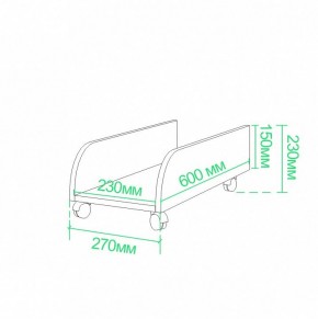 Подставка под системный блок Домино Lite СП-30ПЧ в Асбесте - asbest.mebel24.online | фото 2