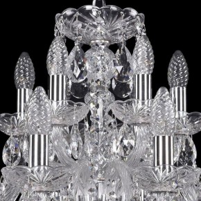 Подвесная люстра Bohemia Ivele Crystal 1402 1402/12+6/240/Ni в Асбесте - asbest.mebel24.online | фото 4