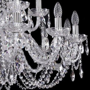 Подвесная люстра Bohemia Ivele Crystal 1402 1402/12+6/300/2d/Ni в Асбесте - asbest.mebel24.online | фото 2