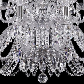 Подвесная люстра Bohemia Ivele Crystal 1402 1402/12+6/300/2d/Ni в Асбесте - asbest.mebel24.online | фото 3