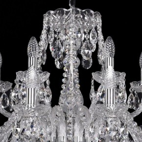 Подвесная люстра Bohemia Ivele Crystal 1411 1411/12+6/300/Ni в Асбесте - asbest.mebel24.online | фото 4