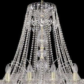 Подвесная люстра Bohemia Ivele Crystal 1411 1411/24/460/G в Асбесте - asbest.mebel24.online | фото 4