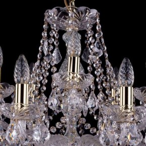 Подвесная люстра Bohemia Ivele Crystal 1413 1413/10+5/300/G/Leafs в Асбесте - asbest.mebel24.online | фото 4