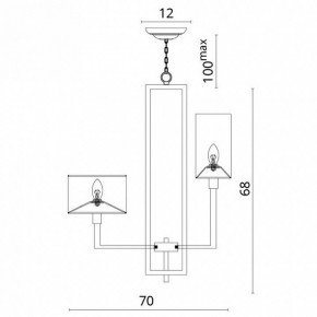 Подвесная люстра Divinare Porta 5933/01 LM-8 в Асбесте - asbest.mebel24.online | фото 5
