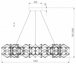 Подвесная люстра Eurosvet Uma 90369/15 медь в Асбесте - asbest.mebel24.online | фото 4