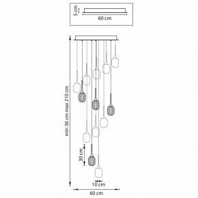 Подвесная люстра Lightstar Acrile 738131 в Асбесте - asbest.mebel24.online | фото 7