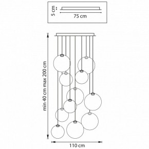 Подвесная люстра Lightstar Sferetta 801169 в Асбесте - asbest.mebel24.online | фото 9