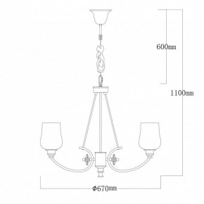 Подвесная люстра MW-Light Палермо 27 386017706 в Асбесте - asbest.mebel24.online | фото 9