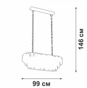 Подвесная люстра Vitaluce V5353 V5353-8/19 в Асбесте - asbest.mebel24.online | фото 4