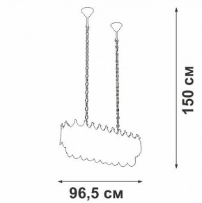 Подвесная люстра Vitaluce V58120 V58120-8/11 в Асбесте - asbest.mebel24.online | фото 3