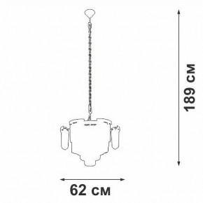 Подвесная люстра Vitaluce V58370 V58370-8/13 в Асбесте - asbest.mebel24.online | фото 3